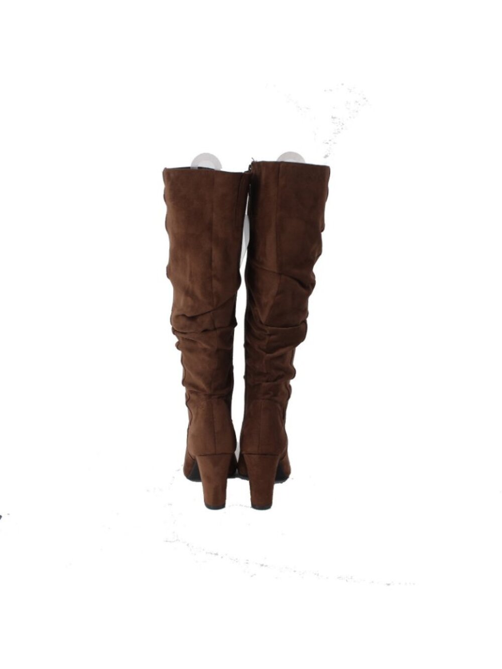 White Mountain Boots Sz 9M Brown Textile Man Made Calf 3.5" Boots - Picture 3 of 8